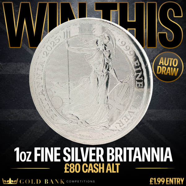 WIN A 1oz FINE SILVER BRITANNIA COIN – AUTO DRAW