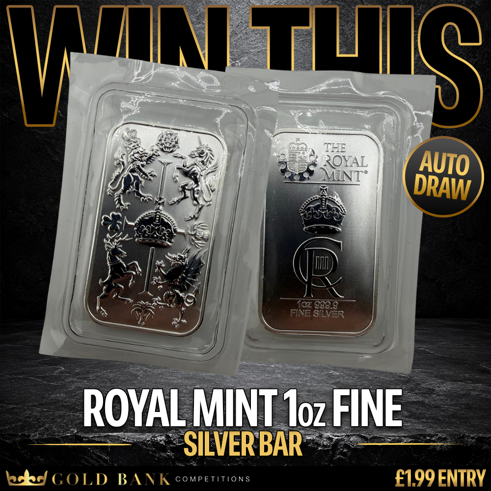 WIN THE ROYAL MINT 1oz SILVER BAR – AUTODRAW